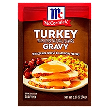 McCormick Turkey Gravy Seasoning Mix, 0.87 oz, 0.87 Ounce