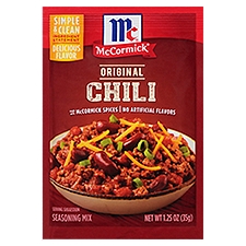 McCormick Chili, Seasoning Mix, 1.25 Ounce