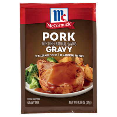 McCormick Gravy Mix - Pork, 0.87 oz