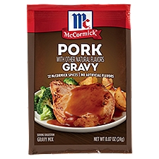 McCormick Pork, Gravy Mix, 0.87 Ounce