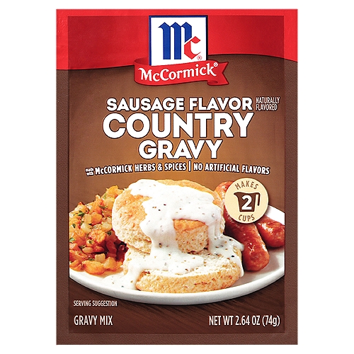 McCormick Sausage Flavor Country Gravy Gravy Mix, 2.64 oz