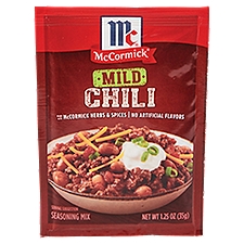 McCormick Mild Chili, Seasoning Mix, 1.25 Ounce