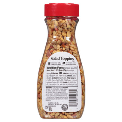 4 x McCormick Salad Toppins Crunchy Flavorful Toppings 3.75 oz Bottle  Classic 