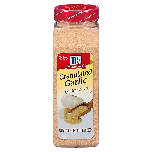 McCormick Granulated Garlic, 26 oz