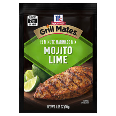 McCormick Grill Mates Marinade Mix - Mojito Lime, 1.06 oz