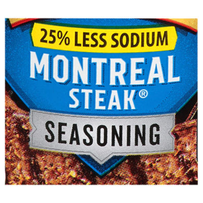 McCormick® Grill Mates® 25% Less Sodium Montreal Steak Seasoning