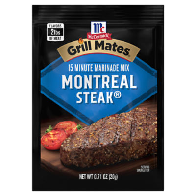 McCormick Grill Mates Montreal Steak Marinade Mix, 0.71 oz