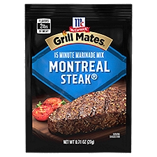 McCormick Grill Mates Montreal Steak Marinade Mix, 0.71 oz, 0.71 Ounce