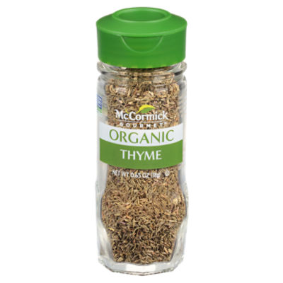 McCormick Gourmet Organic Thyme, 0.65 oz