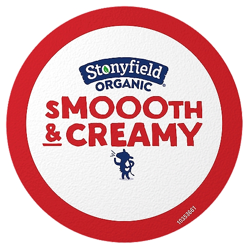 Stonyfield® Organic Vanilla Whole Milk Yogurt 5.3 oz. Cup
Certified USDA Organic and Non-GMO Project Verified

6 live active cultures: S. thermophilus, L. bulgaricus, L. acidophilus, Bifidus, L. paracasei and L. rhamnosus.

No Toxic Persistent Pesticides*
*Our products are made without the use of toxic persistent pesticides