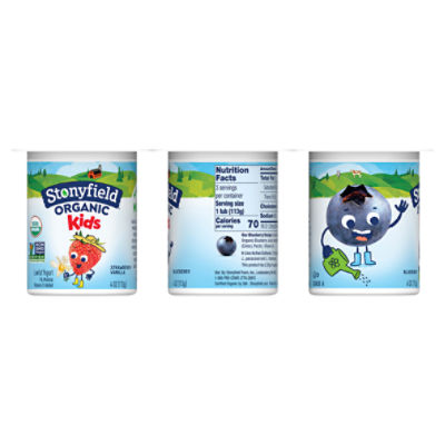 Kids Cup, Blueberry & Strawberry Yogurt