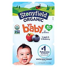 Stonyfield YoBaby Organic Yogurt - Blueberry/Apple, 24 Ounce