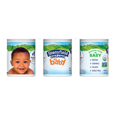 Stonyfield whole milk store yogurt for babies