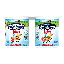 Stonyfield Organic Kids Strawberry Banana, Whole Milk Yogurt Cups, 24 Ounce