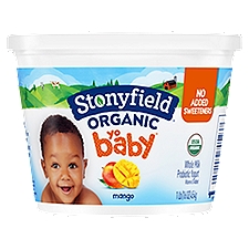 Stonyfield Organic YoBaby Whole Milk Baby Yogurt, Mango, 16oz