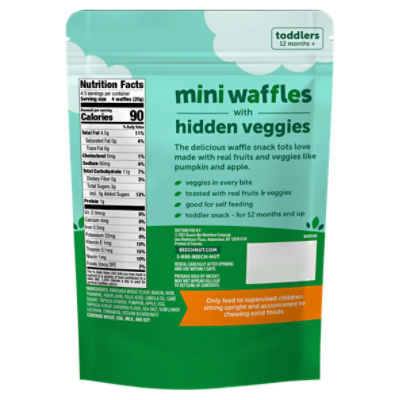 Beech-Nut® Butternut & Berry Mini Waffles with Hidden Veggies - Beech-Nut