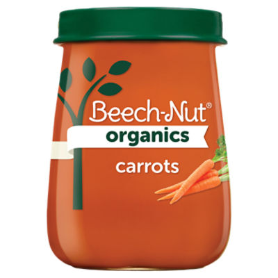 Beech-Nut Organics Stage 1, Carrots Baby Food, 4 oz Jar