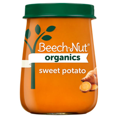 Beech-Nut Organics Sweet Potato Baby Food, Stage 1, 4 Months+, 4 oz