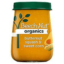 Beech-Nut Organics Butternut Squash & Sweet Corn Baby Food, Stage 2, 6 Months+, 4 oz