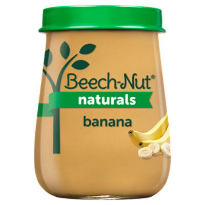 Beech-Nut Naturals Banana Baby Food, Stage 1, 4 Months+, 4 oz, 4 Ounce