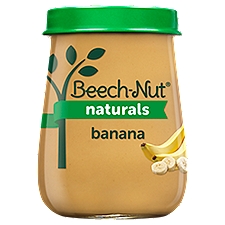 Beech-Nut Naturals Stage 1 4 Months+, Banana, 4 Ounce