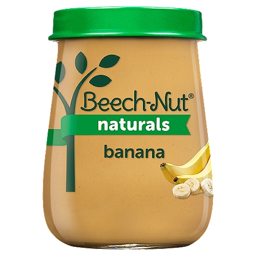 Beech-Nut Naturals Banana Baby Food, Stage 1, 4 Months+, 4 oz
Real food for babies™