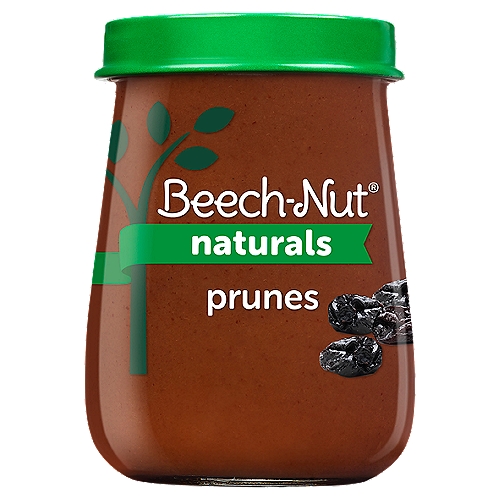 Beech-Nut Naturals Prunes Baby Food, Stage 1, 4 Months+, 4 oz