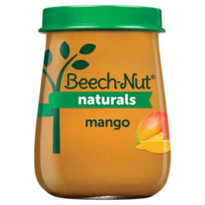 Beech-Nut Naturals Mango Baby Food, Stage 2, 6 Months+, 4 oz, 4 Ounce