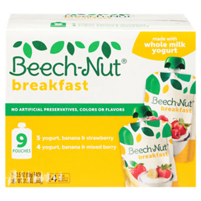 Beech-Nut Breakfast Baby Food, Stage 4, 12 Months+, 3.5 oz, 9 count