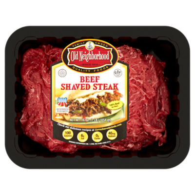 Old Neighborhood Beef Shaved Steak, 16 oz, 16 Ounce