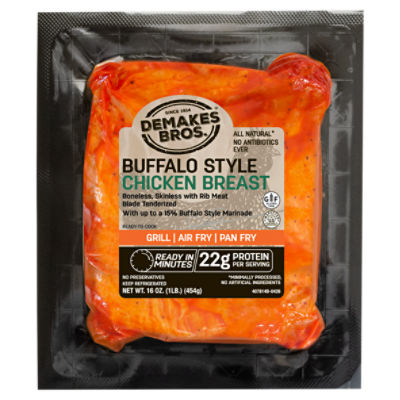 Demakes Bros. Buffalo Style Chicken Breast, 16 oz