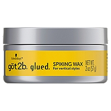 Schwarzkopf göt2b Glued Spiking Wax for Vertical Styles, 2 oz