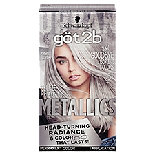 Schwarzkopf Göt2b Metallics M71 Metallic Silver Permanent Hair Color, 1 application