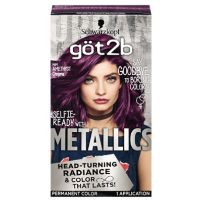 Schwarzkopf göt2b M69 Amethyst Chrome Permanent Hair Color, 1 application