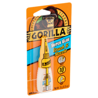 GORILLA SUPER GLUE BRUSH OR NOZZLE .35OZ – Mutual Hardware