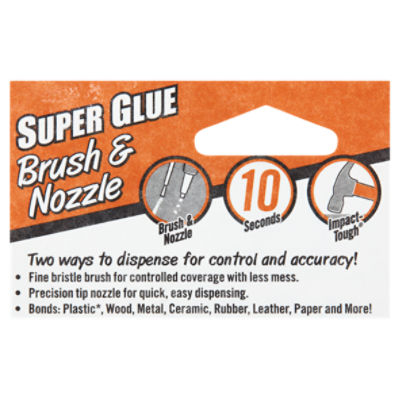 Gorilla Super Glue Brush and Nozzle - Glue 7500102 10 gr - Brush Goril –  Blue Dot & Beyond