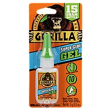Gorilla Super Glue Gel, 0.53 oz