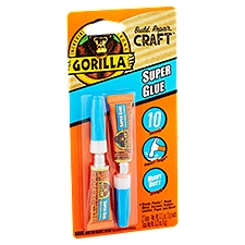 Gorilla Super Glue, 0.11 oz, 2 count