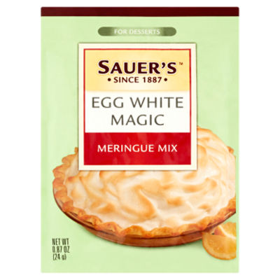 Sauer's Egg White Magic Meringue Mix, 0.87 oz