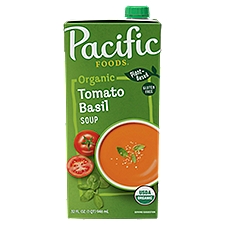 Pacific Foods Organic Creamy Tomato Basil, Soup, 31.98 Fluid ounce