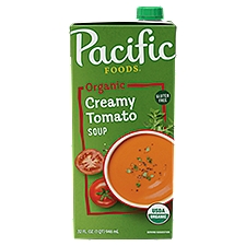 Pacific Foods Organic Creamy Tomato Soup, 32 oz Carton