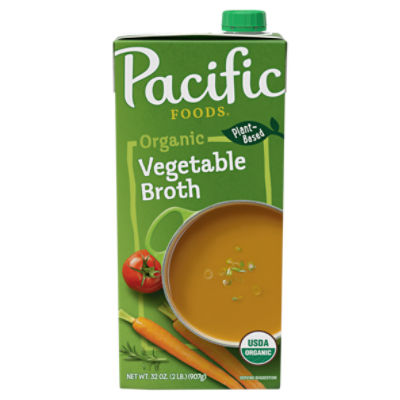 Pacific Foods Organic Vegetable Broth, 32 fl oz ShopRite