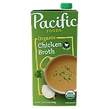 Pacific Organic Free Range Chicken Broth, 1 Quart