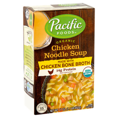 Pacific Foods Chicken Noodle Soup, Organic - 16.1 oz