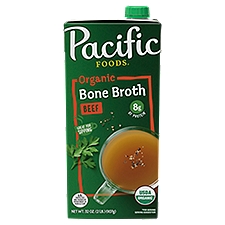 Pacific Foods Organic Beef Bone, Broth, 32 Fluid ounce
