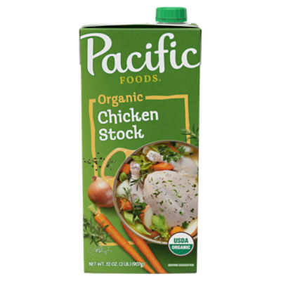 Pacific Foods Organic Chicken Stock, 32 oz Carton ShopRite
