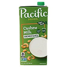 Pacific Foods Cashew Unsweetened Original Plant-Based Beverage, 32oz
