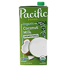 Pacific Foods Organic Coconut Original Unsweetened Plant-Based Beverage, 32 fl oz