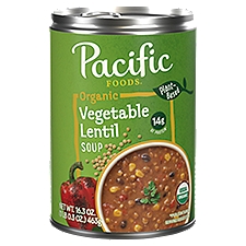 Pacific Foods Organic Vegetable Lentil, Soup, 16.3 Ounce