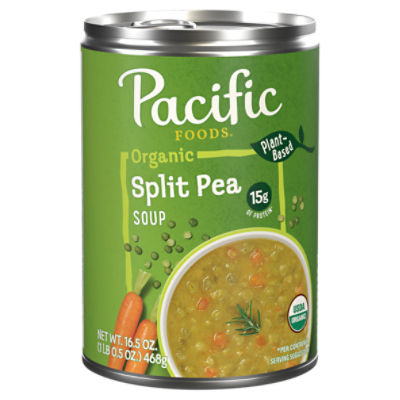 Vegan Split Pea Soup with Smoky Baked Tofu - Plant Based RD